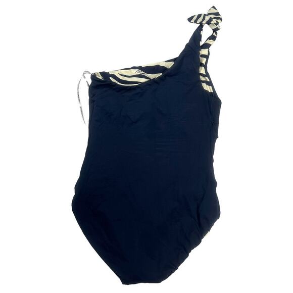 Michael Kors‎ Reversible One-Piece Swimsuit One Shoulder Soft Cup Bra Women's 8 - Picture 15 of 15